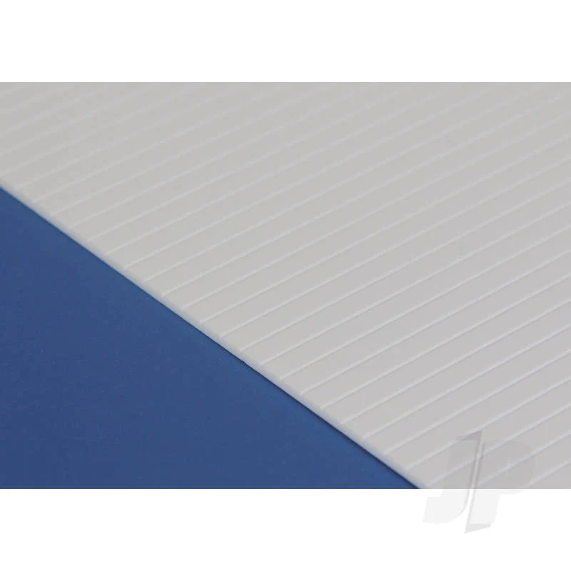 Evergreen 12x24in (30x60cm) V-Groove Siding Sheet .020in (0.50mm) Thick .030in Spacing (1 sheet per pack) 12030