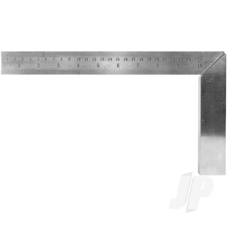 Excel 10in (25.40cm) Precision Carbon Steel Machine Square (Bulk) EXL60023