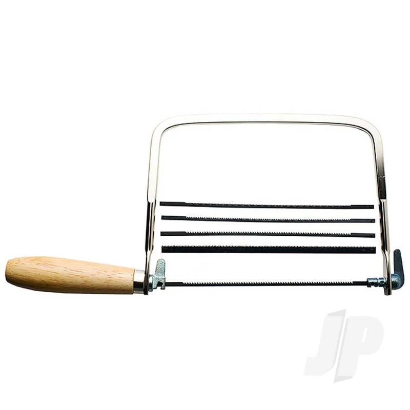 Excel Coping Saw with 4 Extra Blades, 7.0x4.5in (Carded) EXL55676