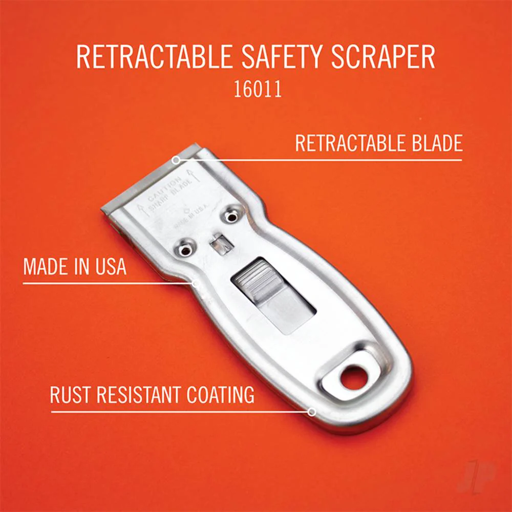 Excel K11 Metal Safety Scraper (6x Blades) (Carded) EXL16011 - Image 2