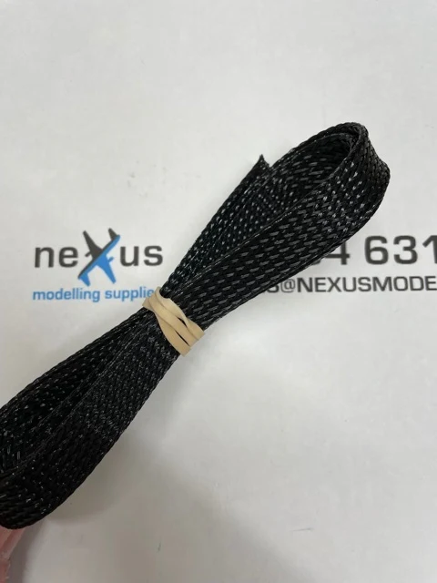 Expanding Sleeve 16mm Wide 10 to 27mm for servo wire protection 1m