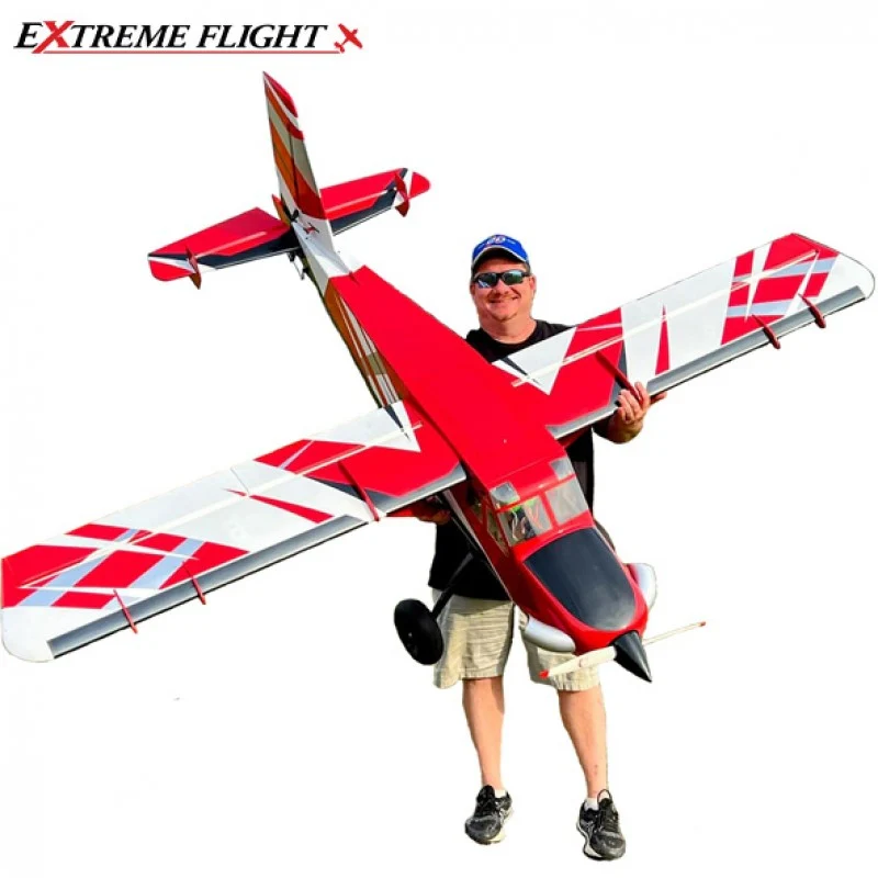 Extreme Flight 100" (40cc) Turbo Bushmaster - Red / Black Scheme L431R