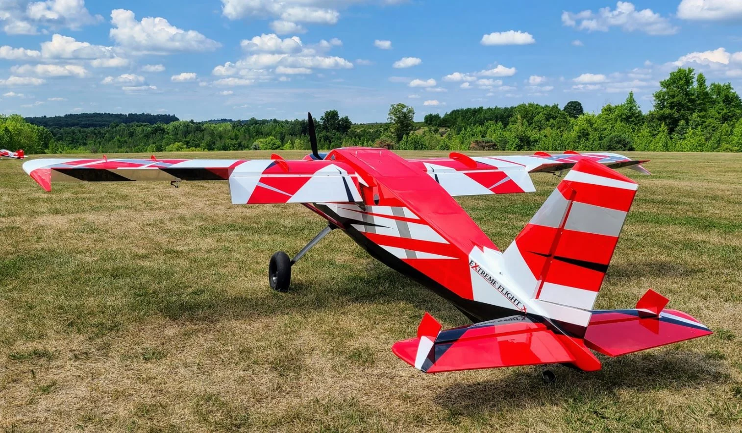 Extreme Flight 140" (120cc) Turbo Bushmaster - Red / Black Scheme L378R - Image 3