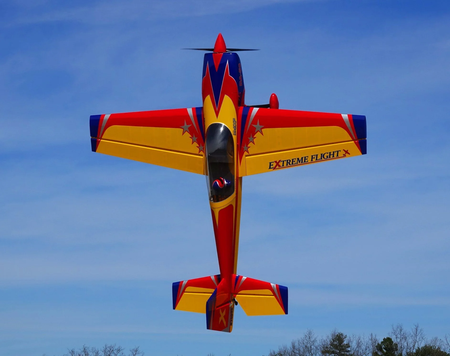 Extreme Flight Extra 300 EXP V2 60" Yellow/Red/Blue - Image 2