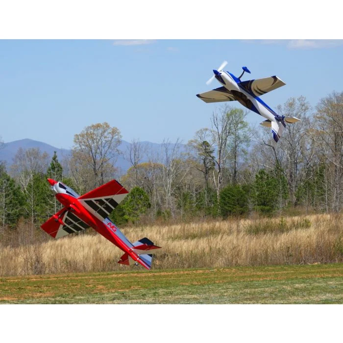 Extreme Flight Extra NG 60" ARF Kit - Blue/White/Silver - Image 4