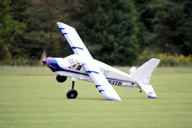 Extreme Flight Legacy Aviation Turbo Bushmaster ARF 84" White/Blue - Image 2