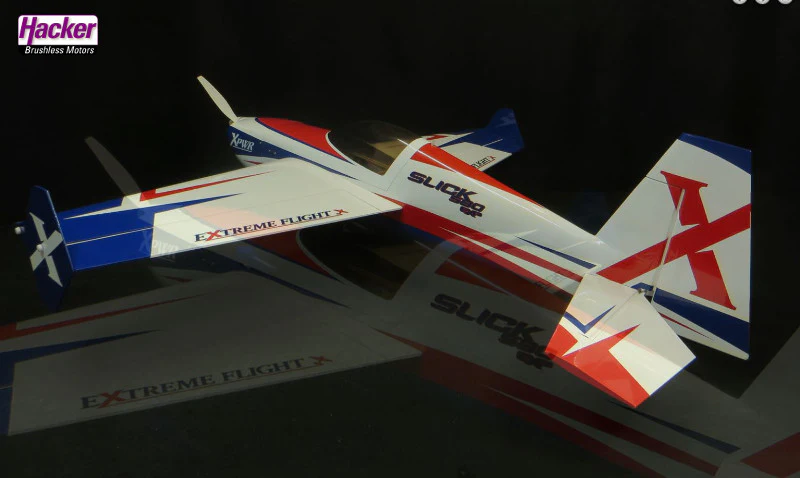 Extreme Flight Slick 580 EXP 74" Red/White/Silver - Image 4