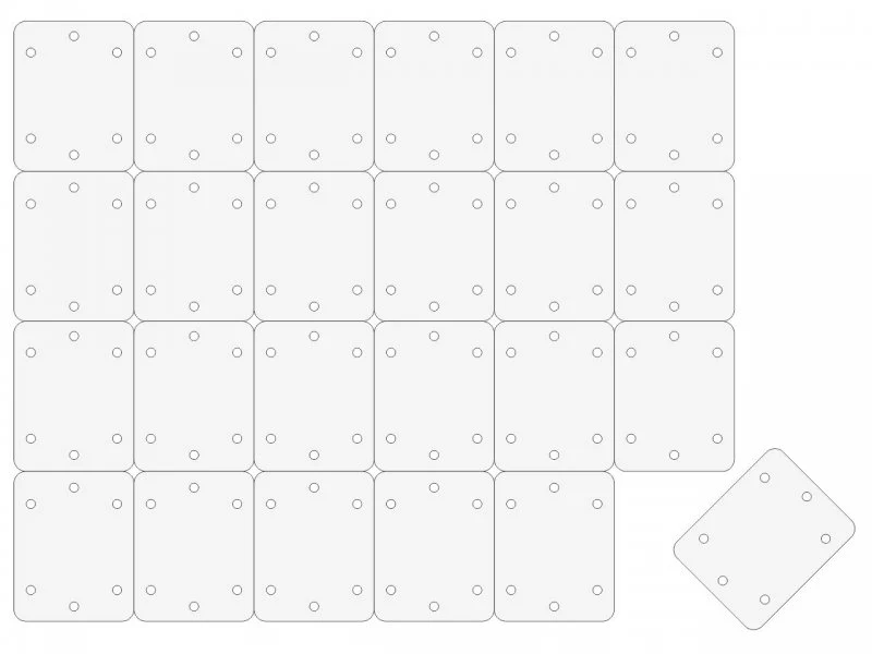 Extron CA Hinges 25 x 20mm / 120 pcs X2001
