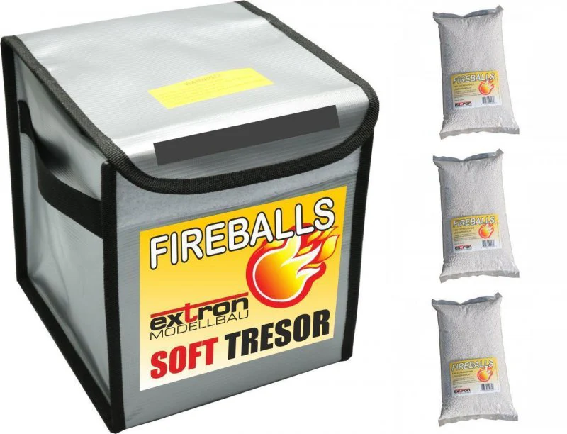 Extron FIREBALLS Fire Extinguishing Pearls for Lithium Batteries  Soft Tresor incl. 3 x 1 litre  X3363