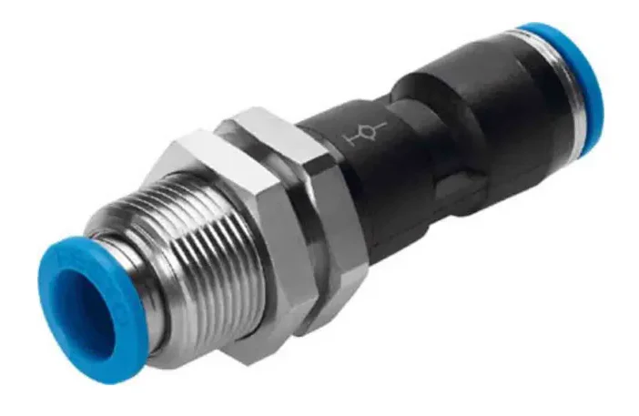 Festo QS Bulkhead One Way Fill Valve 4mm