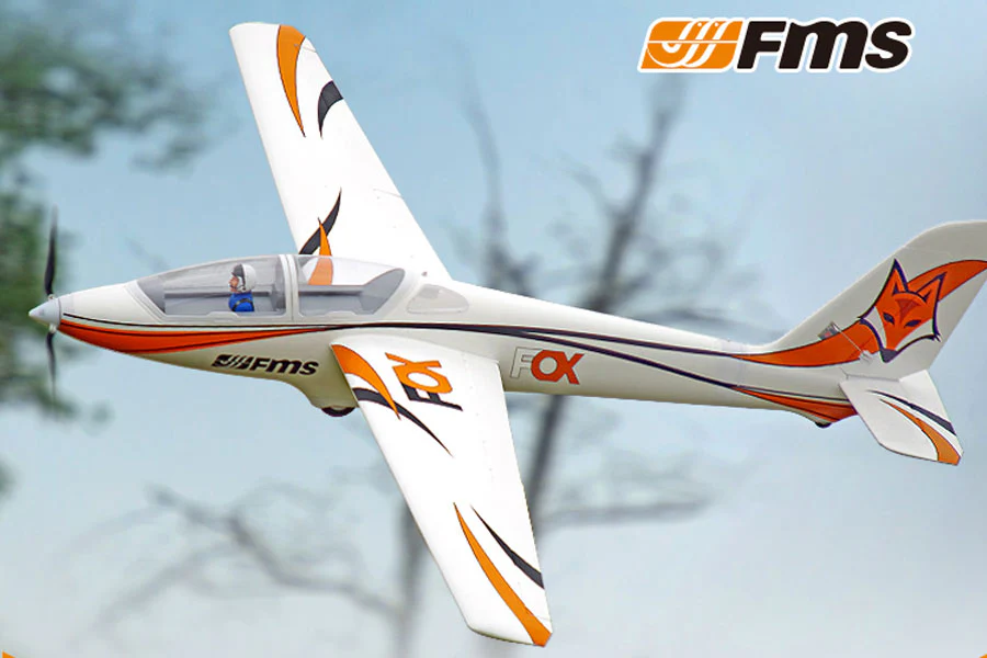 FMS 3000mm Fox Glider ARTF w/o TX/RX/Batt (XT90 Plug) FMS107P - Image 10