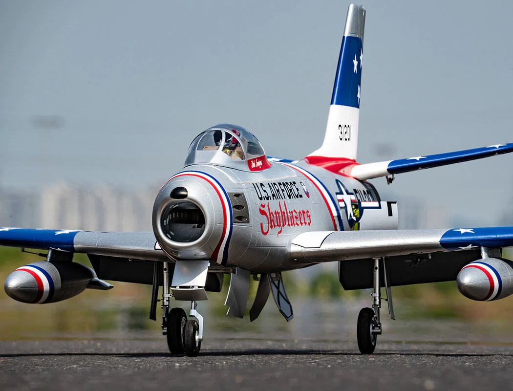 FMS 80mm F-86 Skyblazer PNP Blue FMS143PBU - Image 2