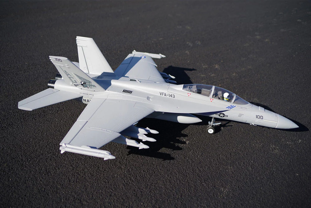 FMS 875mm F/A-18F Hornet 70mm EDF ARTF Grey FMS100P - Image 3