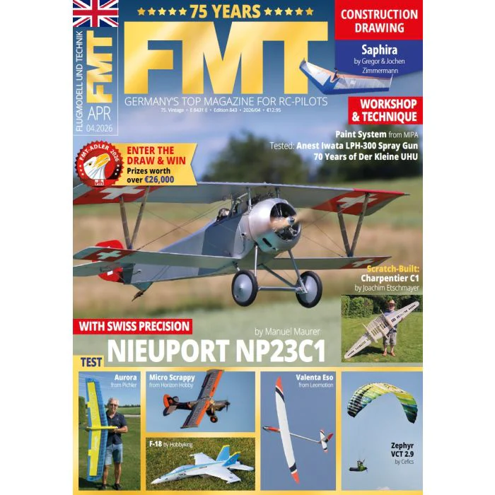 FMT The leading magazine for model airplane enthusiasts from Europe in English 2026/04
