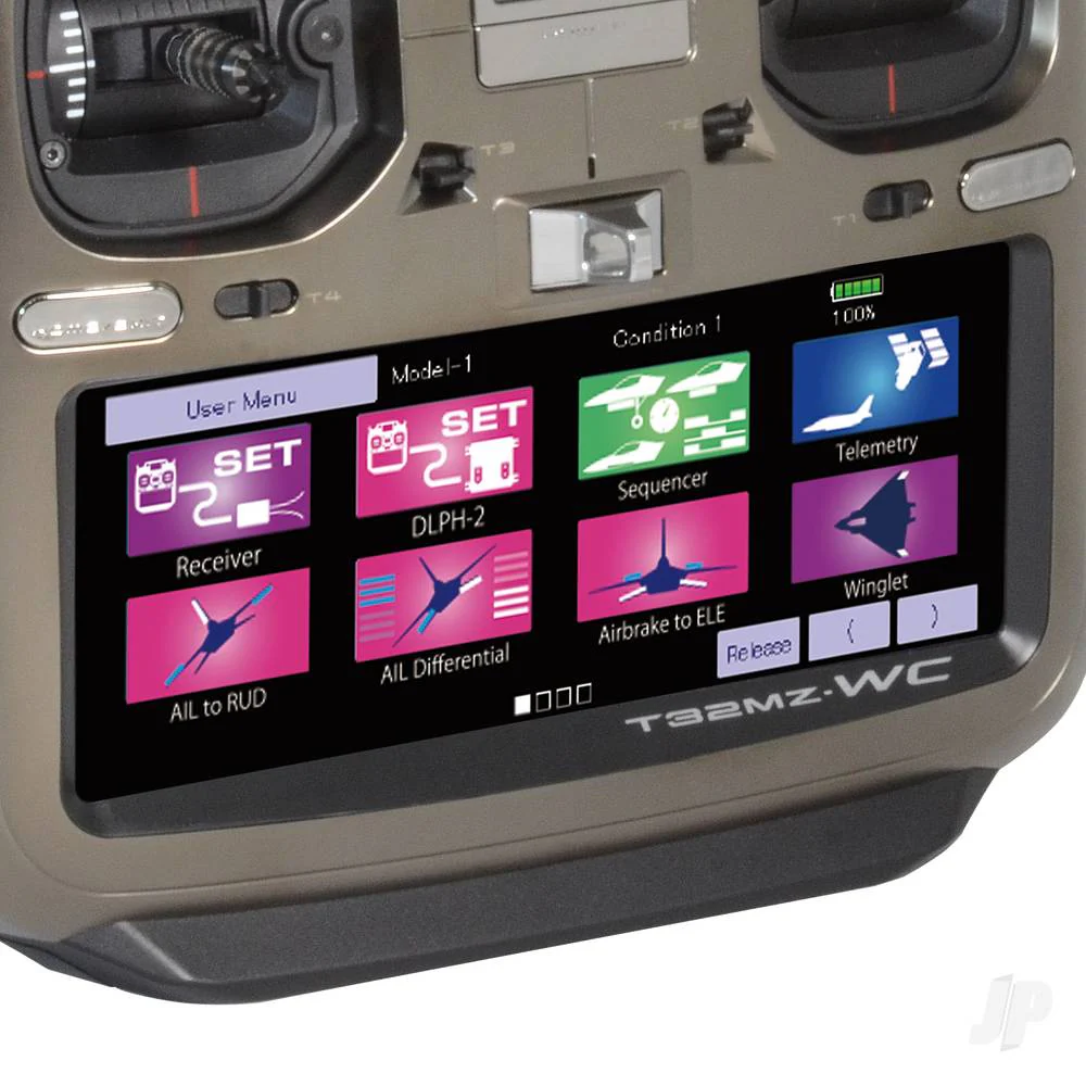Futaba 32MZ WC 26 Channel Air Radio / Transmitter Multi Mode with R7214SB - Image 2