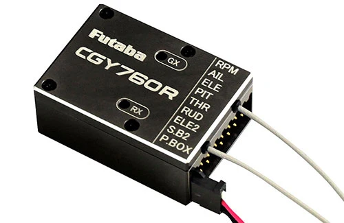 Futaba CGY760R - Gyro, Receiver FASSTest/T-FHSS Air & Governor GY760R