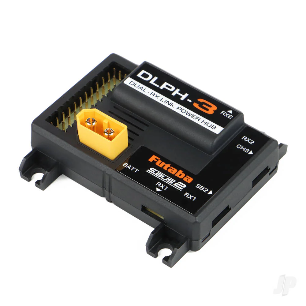 Futaba DLPH-3 10-Channel Dual Rx Link Intelligent Power Hub FUT05102759-3