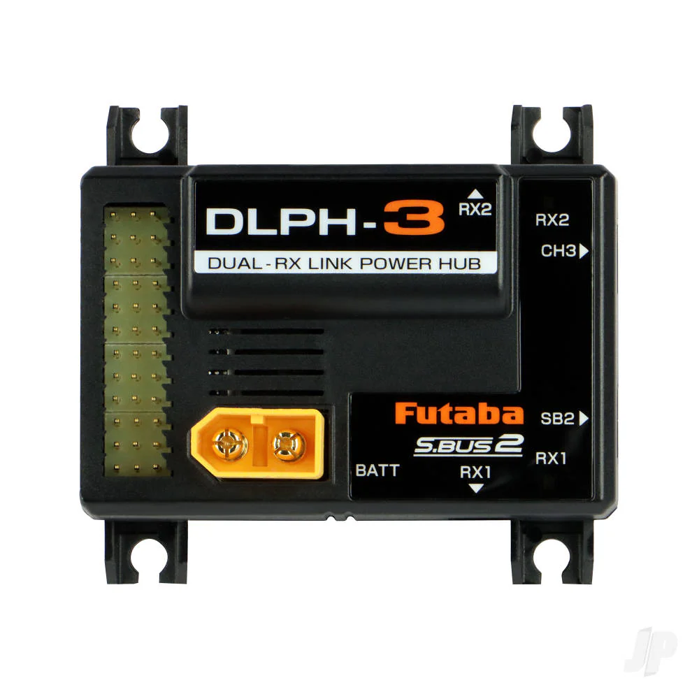 Futaba DLPH-3 10-Channel Dual Rx Link Intelligent Power Hub FUT05102759-3 - Image 4