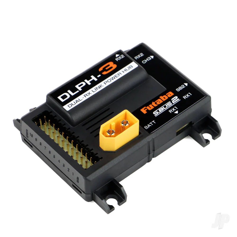 Futaba DLPH-3 10-Channel Dual Rx Link Intelligent Power Hub FUT05102759-3 - Image 6