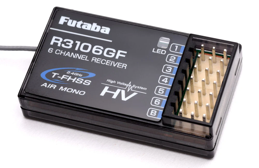 Futaba R3106GF 6 Channel Receiver (T-FHSS) Mono HV