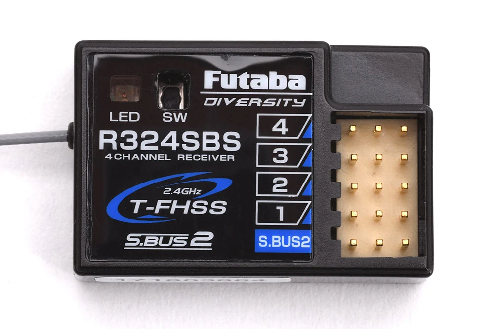 Futaba R324SBS 4-Channel T-FHSS Receiver - S-Bus, HV & Diversity 2.4GHz P-R324SBS - Image 2