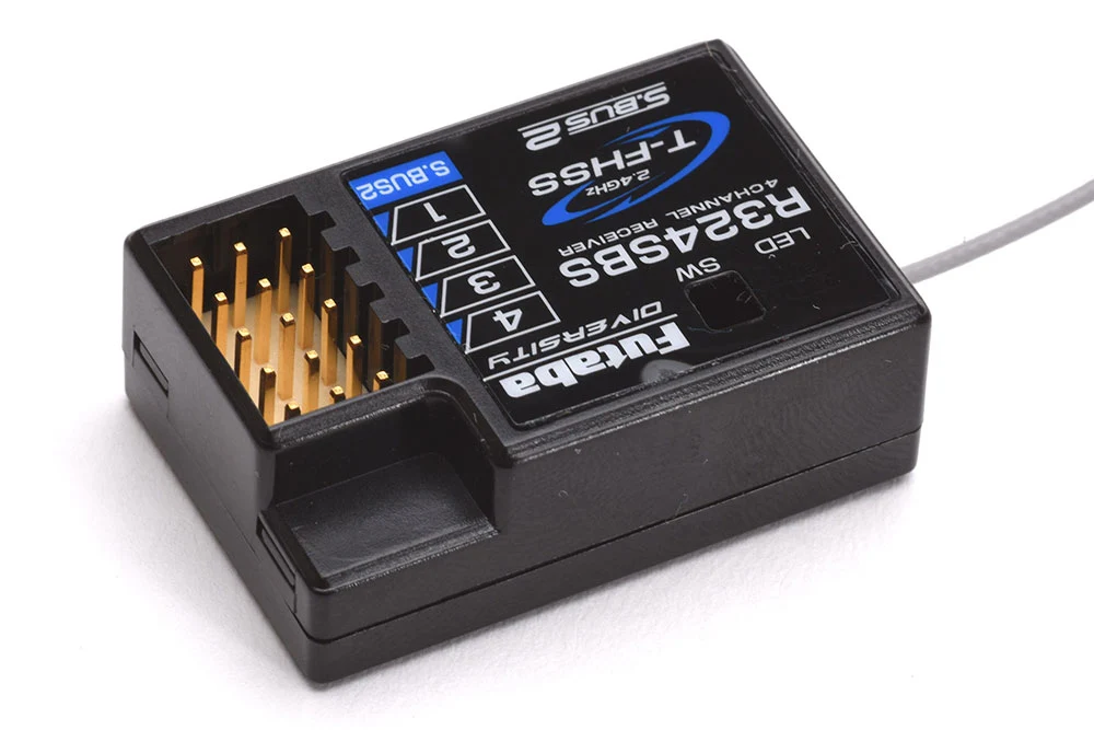 Futaba R324SBS 4-Channel T-FHSS Receiver - S-Bus, HV & Diversity 2.4GHz P-R324SBS - Image 3
