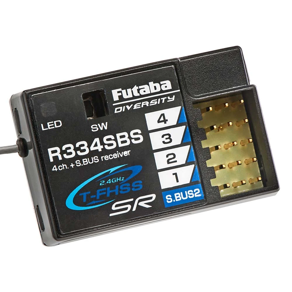 Futaba R334SBS 4-Channel T-FHSS SR Receiver - HV, 2.4GHz FUT05102646-3