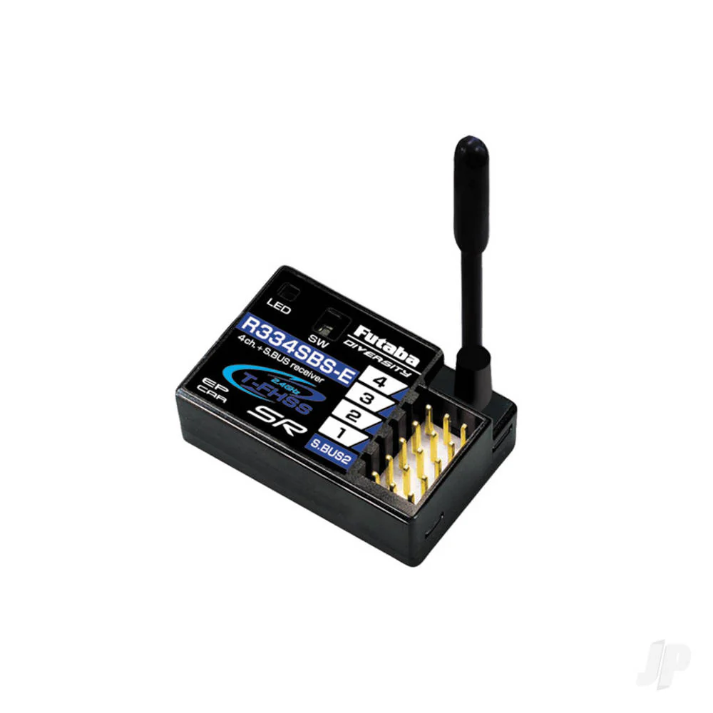 Futaba R334SBS-E 4-Channel T-FHSS SR Receiver - HV, 2.4GHz (P-R334SBS-E) - Image 5