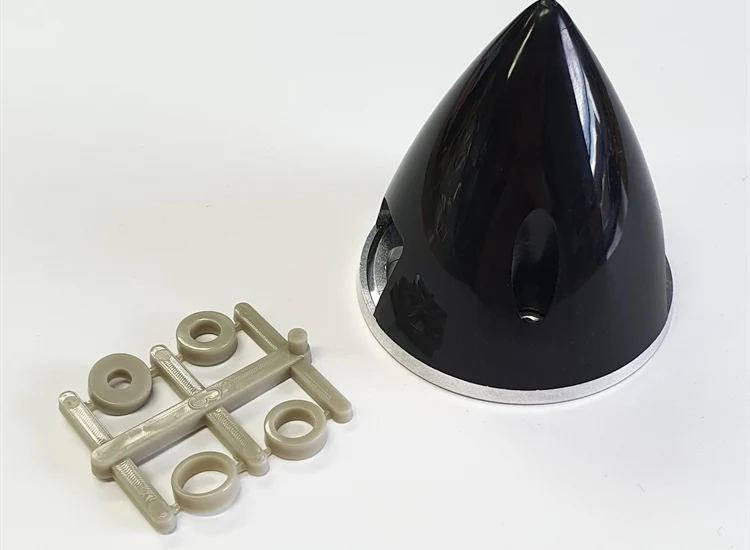 Gemfan Ally Backplate Nylon Spinner 45mm Black