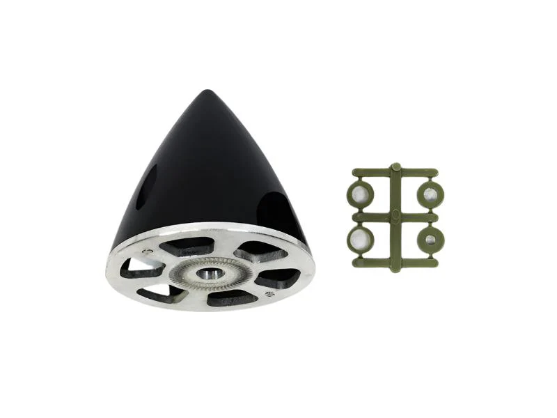 Gemfan Ally Backplate Nylon Spinner 57mm Black