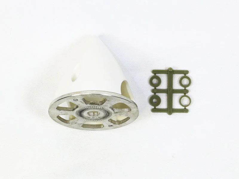 Gemfan Ally Backplate Nylon Spinner 57mm White