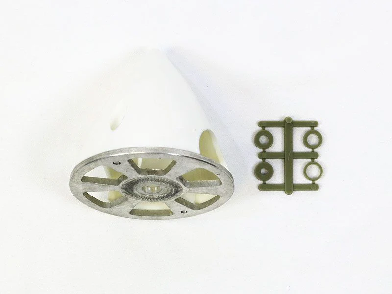 Gemfan Ally Backplate Nylon Spinner 63mm White