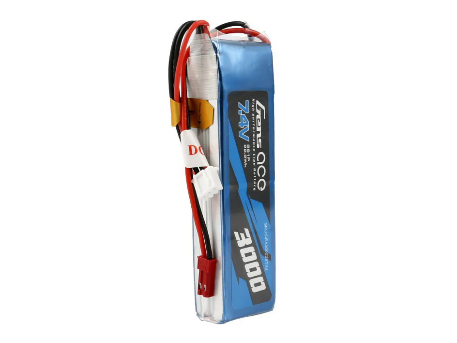 Gens Ace Li-Po 2S 7.4V 3000mAh Tx with BEC G2S3000-TX - Image 3