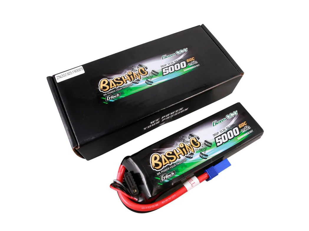 Gens Ace Li-Po Car G-Tech 3S 11.1V 5000mAh 60C Bashing with EC5 GTC3S5000-60E5 - Image 4