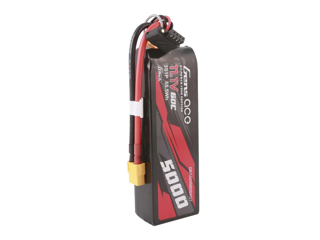 Gens Ace Li-Po Car G-Tech 3S 11.1V 5000mAh 60C with XT60 Short GTC3S5000S-60X6 - Image 3
