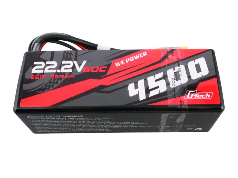 Gens Ace Li-Po Car G-Tech 6S 22.2V 4500mAh 60C GTC6S4500-60X9 - Image 2