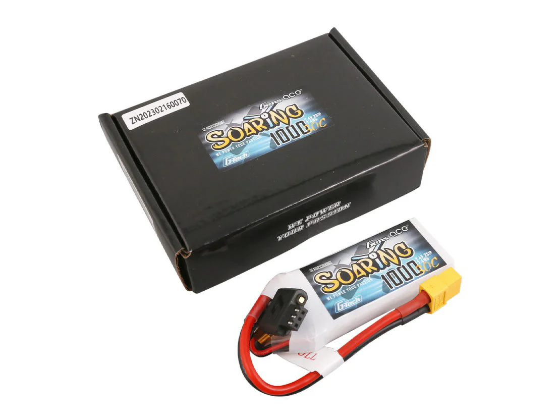 Gens Ace Li-Po G-Tech 2S 7.4V 1000mAh 30C Soaring with XT60 GT2S1000-30X6 - Image 4