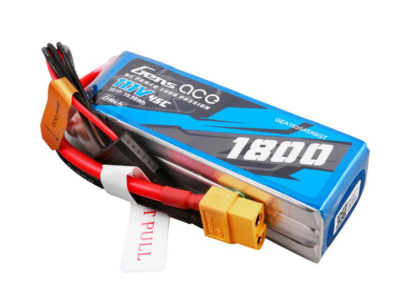 Gens Ace Li-Po G-Tech 3S 11.1V 1800mAh 45C with XT60 GT3S1800-45X6 - Image 5