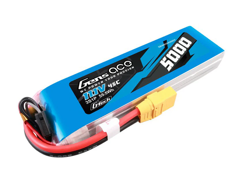 Gens Ace Li-Po G-Tech 3S 11.1V 5000mAh 45C with XT90 GT3S5000-45X9 - Image 5