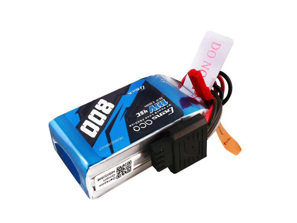 Gens Ace Li-Po G-Tech 3S 11.1V 800mAh 45C with JST GT3S0800-45JST - Image 4