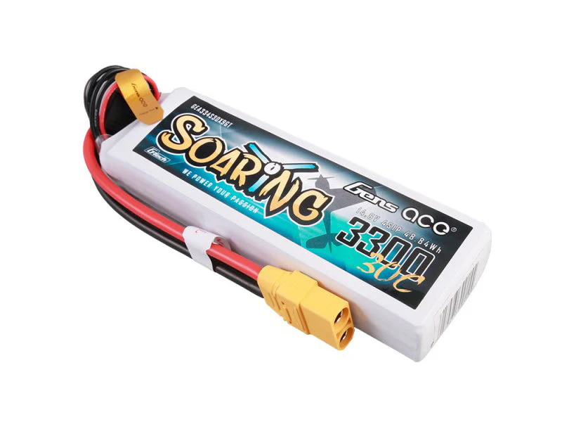 Gens Ace Li-Po G-Tech 4S 14.8V 3300mAh 30C Soaring with XT90 GT4S3300-30X9 - Image 5