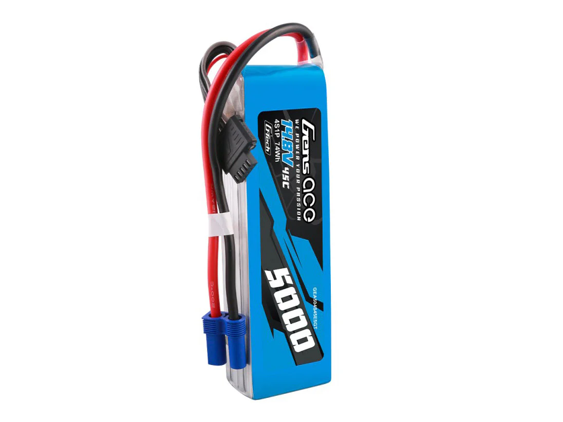 Gens Ace Li-Po G-Tech 4S 14.8V 5000mAh 45C with EC5 GT4S5000-45E5 - Image 3