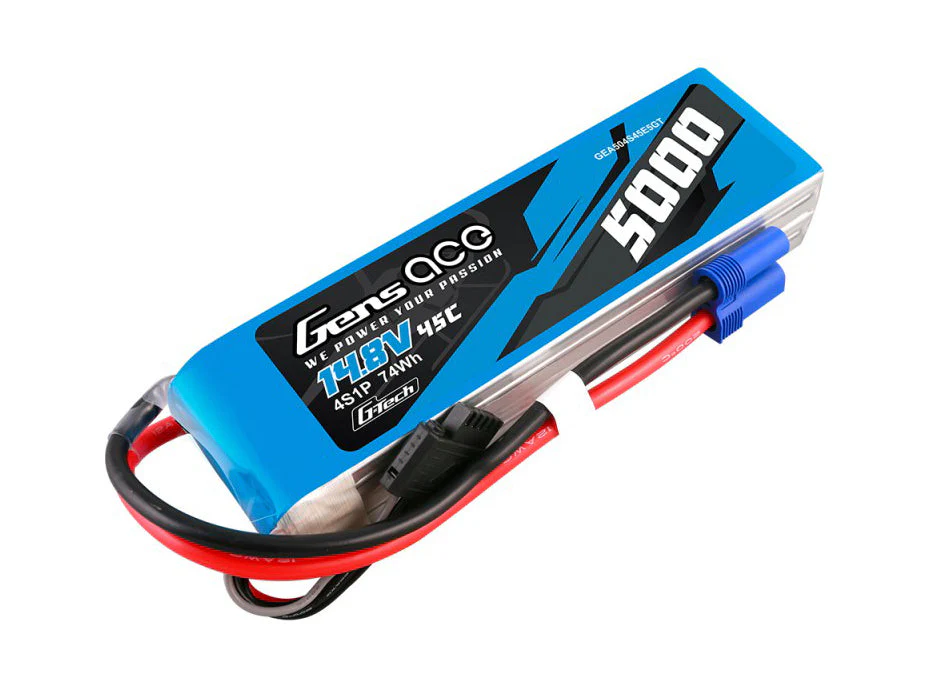 Gens Ace Li-Po G-Tech 4S 14.8V 5000mAh 45C with EC5 GT4S5000-45E5 - Image 5