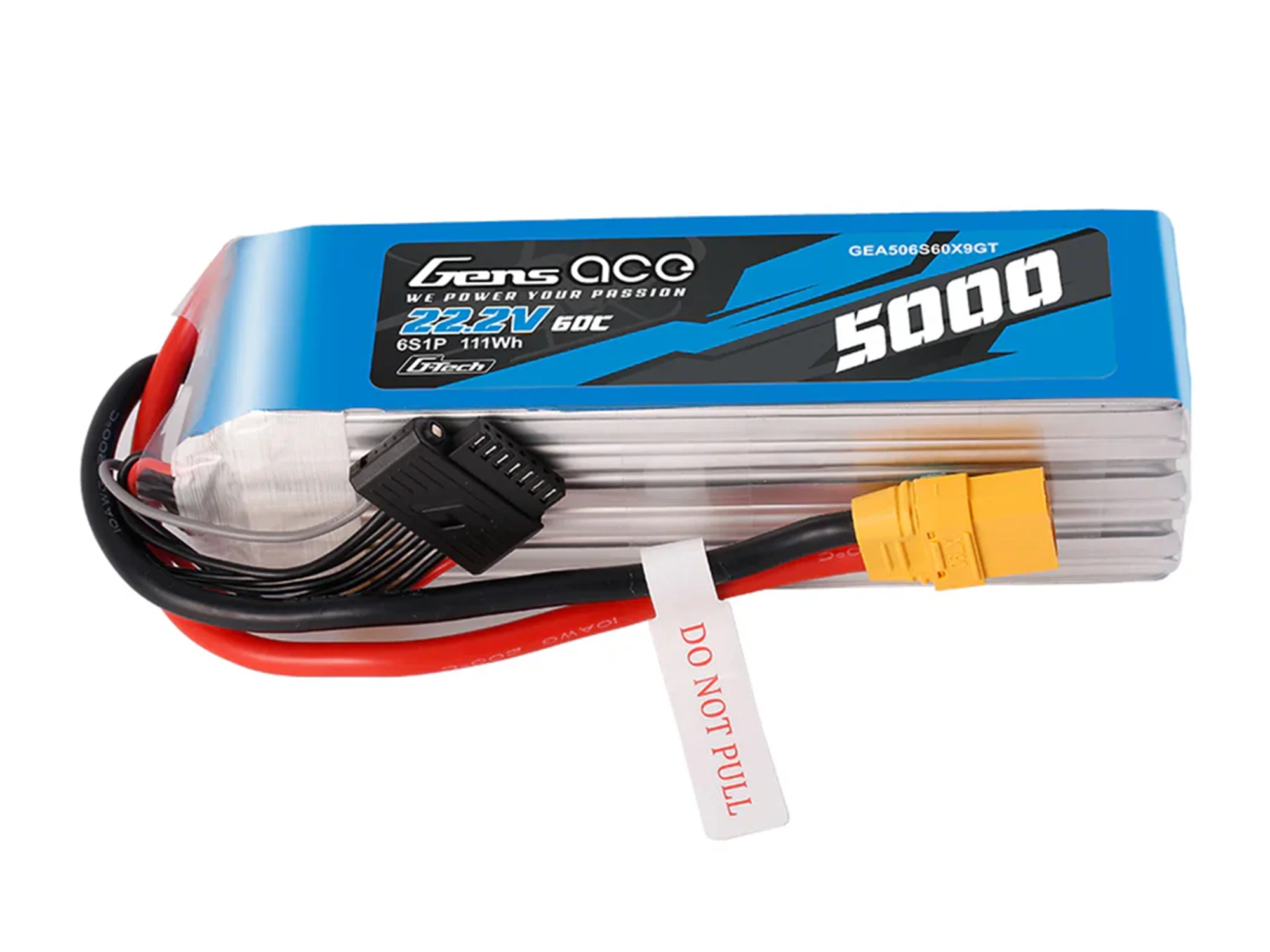 Gens Ace Li-Po G-Tech 6S 22.2V 5000mAh 60C with XT90 GT6S5000-60X9 - Image 3