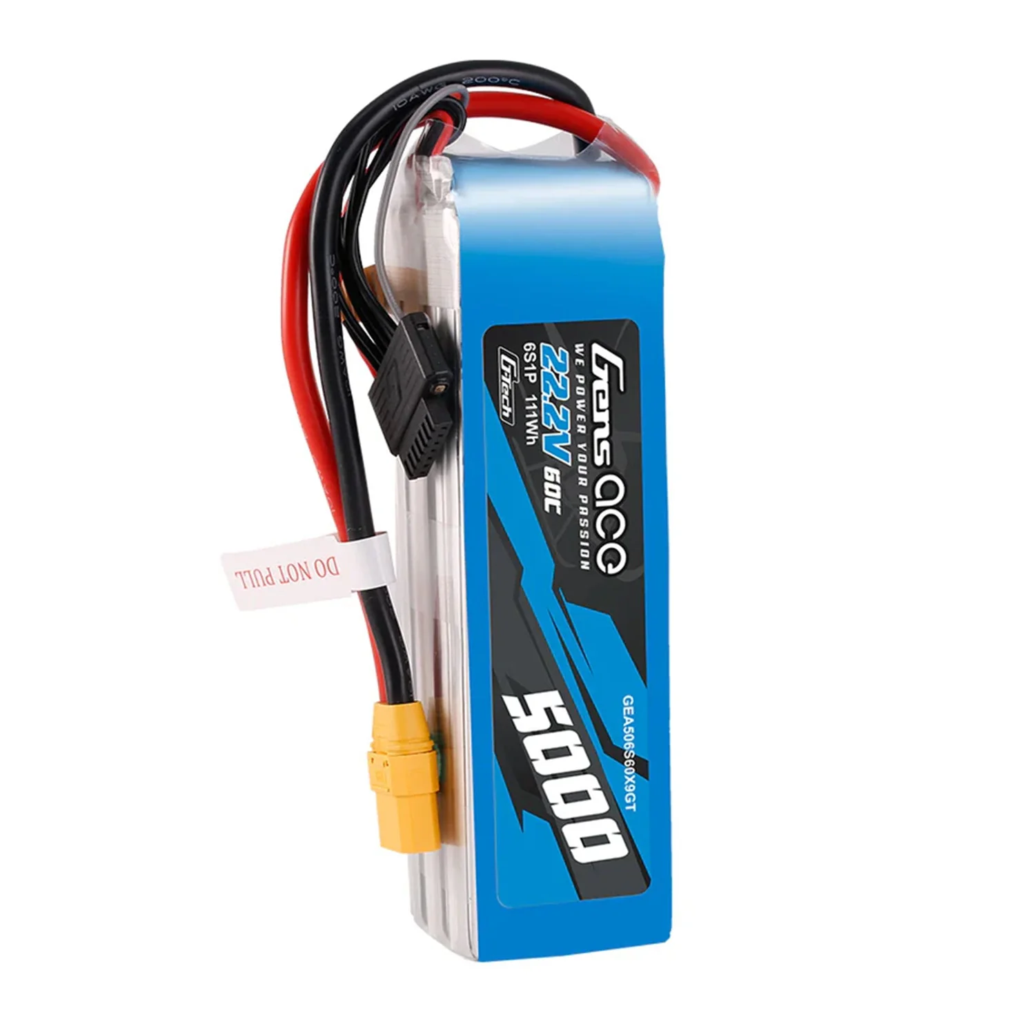 Gens Ace Li-Po G-Tech 6S 22.2V 5000mAh 60C with XT90 GT6S5000-60X9 - Image 4