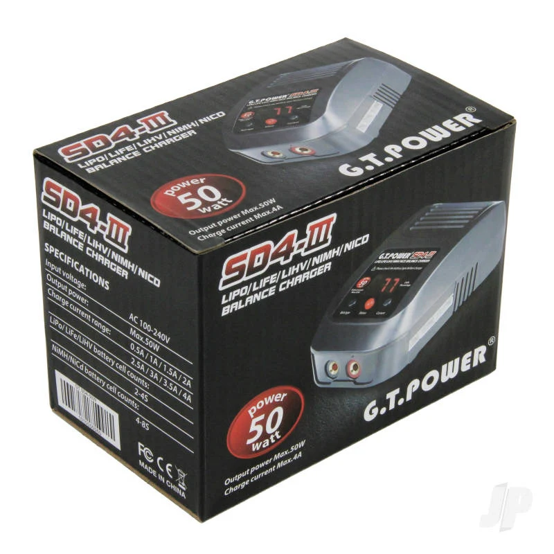 GT Power SD4 III 50W AC 4A Charger (UK) GTP0166 - Image 5