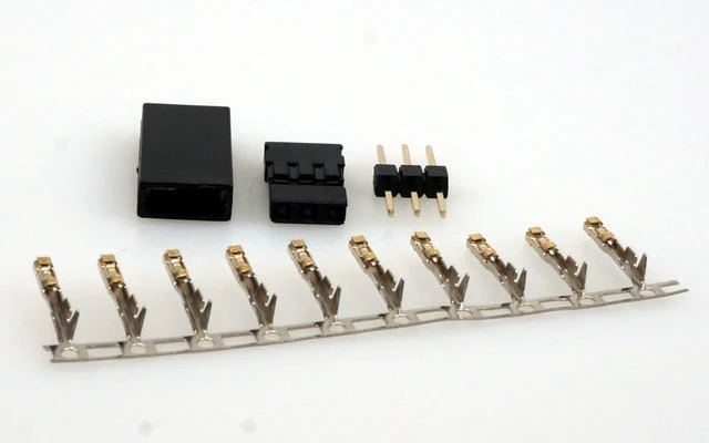 Hacker 10x JR Servo Plugs for Self Crimping A82110