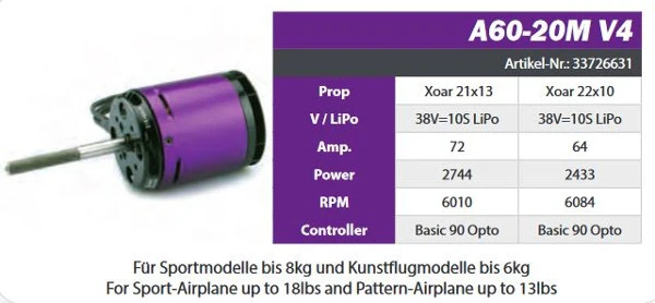 Hacker A60-20 M V4 170kv 33726631 - Image 3