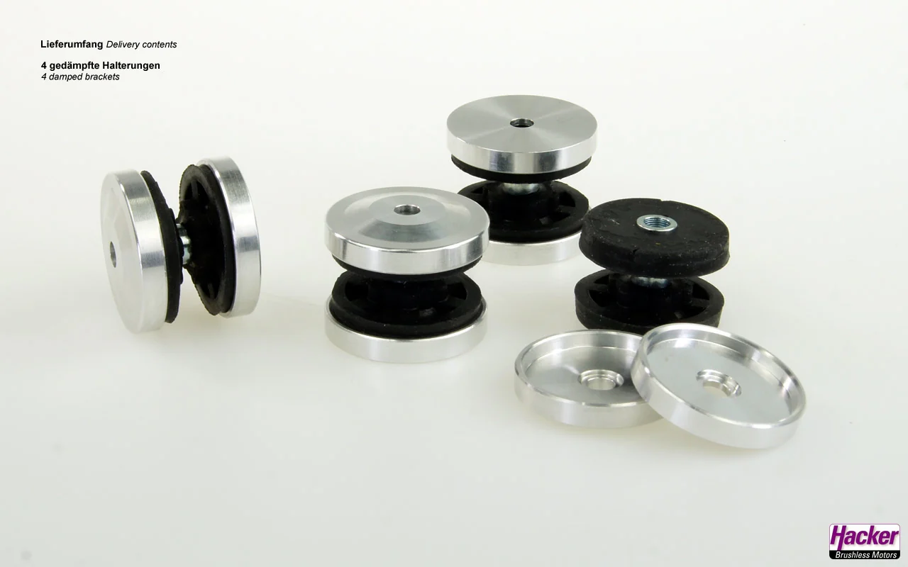 Hacker Damped Brackets For Electric Drives And Combustion Engines 10108410