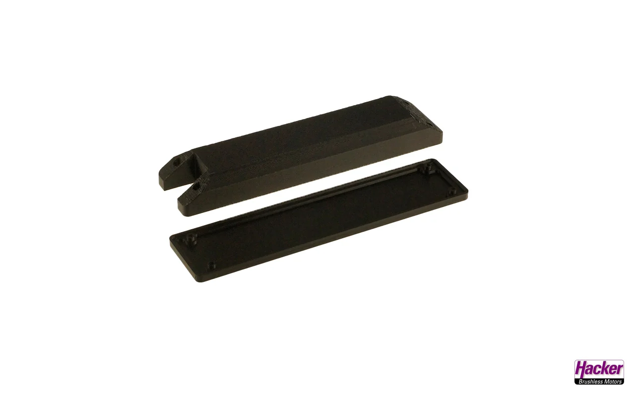 Hacker RC / Emcotec "Click" Connect Cover+Bottom For Battery Mounting Board 2x 2S A43038 - Image 2